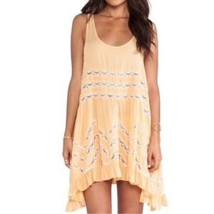 Free People Viole and Lace Trapeze Dress